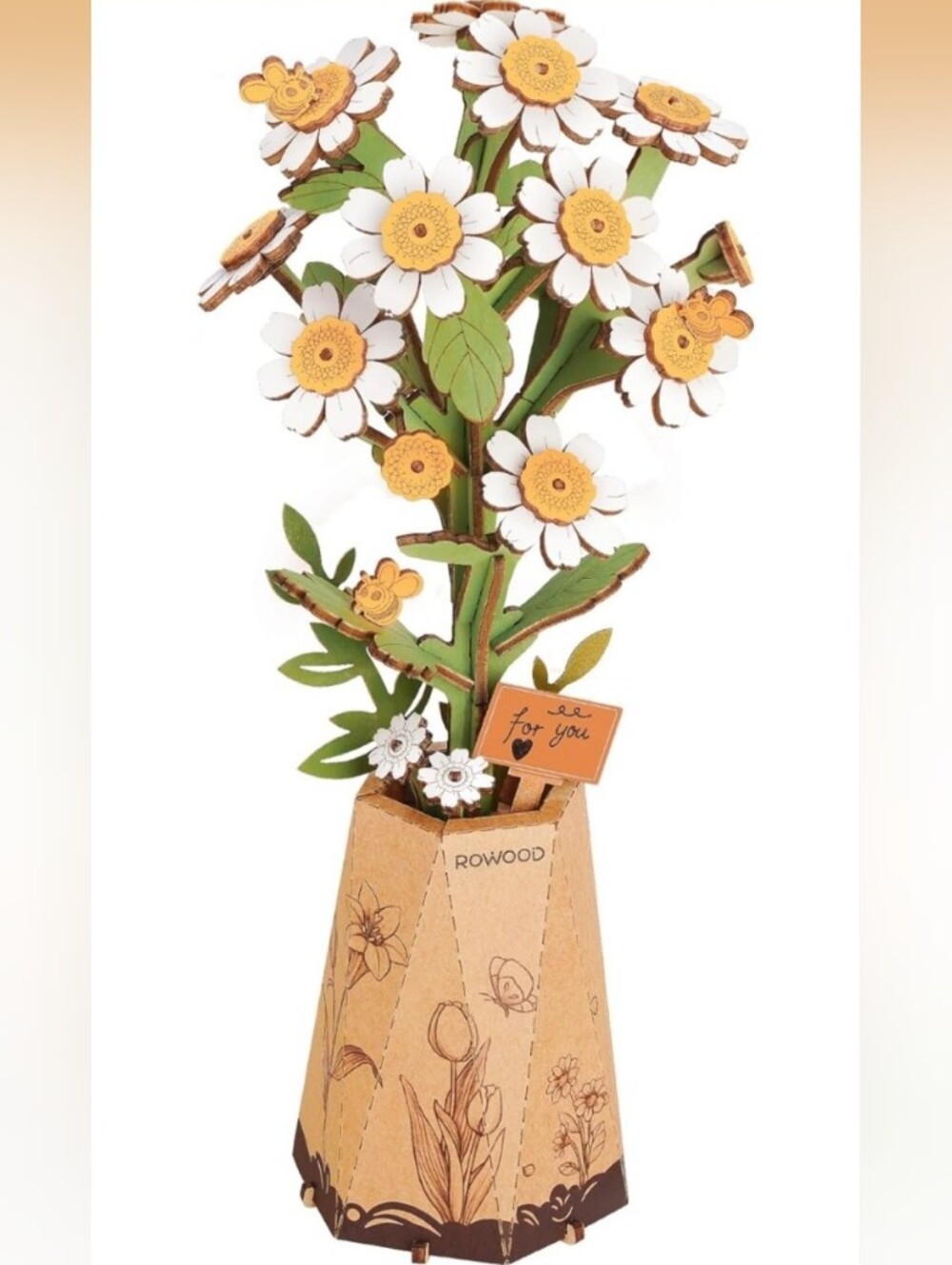 3D Puzzle Wooden Craft CHAMOMILE